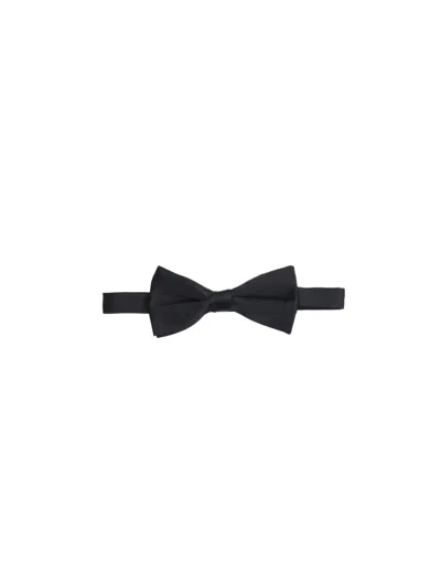 Valentino Garavani 100% Silk Tie For Men In Black
