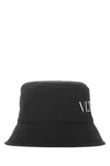 Valentino Garavani Black Polyester Hat In Black