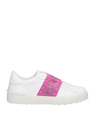 Valentino Garavani 11. Woman Sneakers White Size 6 Soft Leather