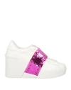 Valentino Garavani 11. Woman Sneakers White Size 8 Leather In White