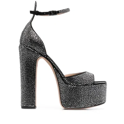 Valentino Garavani 170mm Crystal-embellished Platform Sandals In Multi