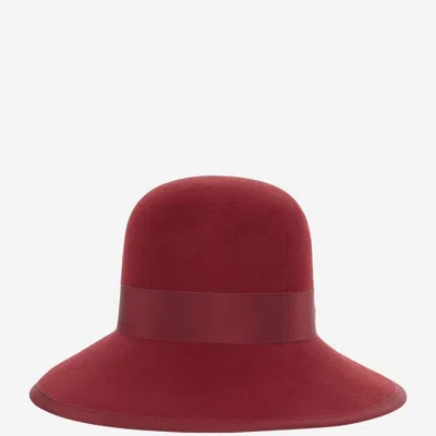 Valentino Garavani 7w2he00f Rabbit Felt Bucket Hat In Red
