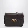 Valentino Leather Shoulder Bag Adjustable Strap In Brown