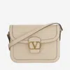 Valentino Garavani 9to5 Calfskin Shoulder Bag In Butter White