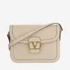 Valentino Garavani 9to5 Calfskin Shoulder Bag In White