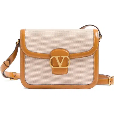 Valentino Garavani 9to5 Canvas & Leather Shoulder Bag