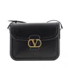 Valentino Small Vlogo Signature Flap Shoulder Bag In Black
