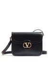 Valentino Garavani Garavani 9to5 Smooth Calfskin Shoulder Bag In Black