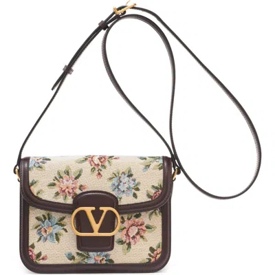 Valentino Garavani 9to5 Papier Floral Jacquard Shoulder Bag In Multi