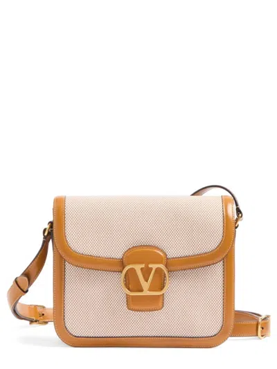 Valentino Garavani "9to5" Shoulder Bag In Neutral