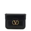 Valentino Small Vlogo Signature Flap Shoulder Bag In Black