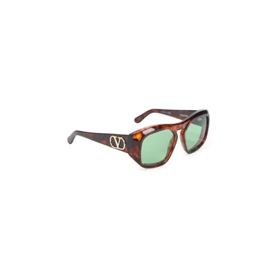 Valentino Prada Acetate Sunglasses In Gray