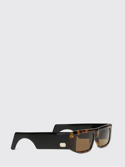 Valentino Garavani Acetate Sunglasses In Brown