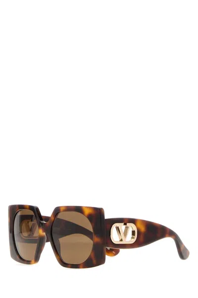 Valentino Garavani Acetate Sunglasses For Women In Multicoloured