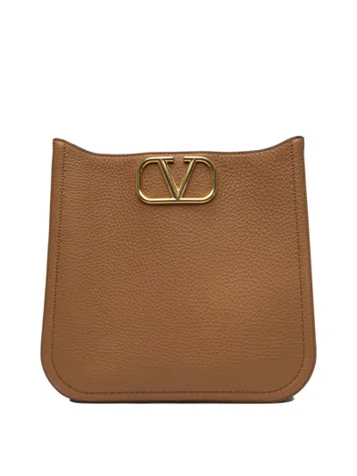 Valentino Garavani "alltime" Crossbody Bag In Brown