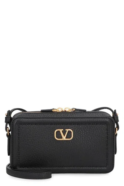 VALENTINO GARAVANI VALENTINO GARAVANI ALLTIME LEATHER MINI CROSSBODY BAG