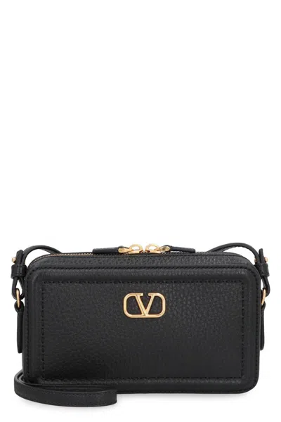 VALENTINO GARAVANI VALENTINO GARAVANI ALLTIME LEATHER MINI CROSSBODY BAG