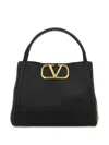 Valentino V Plaque Double Top Handle Tote