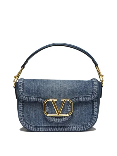 Valentino Garavani "alltime" Shoulder Handbag In Blue