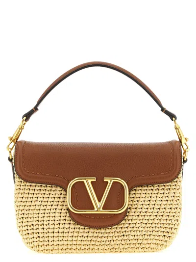 Valentino Garavani Alltime Shoulder Bag In Brown