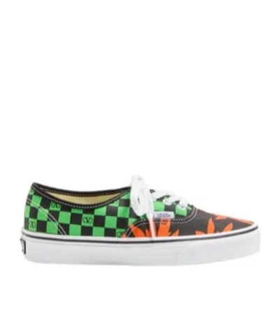 VALENTINO GARAVANI VALENTINO X VANS CHECKERBOARD LACE-UP SNEAKERS