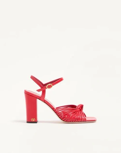 Valentino Garavani Open-toe High-heeled Sandals In Red