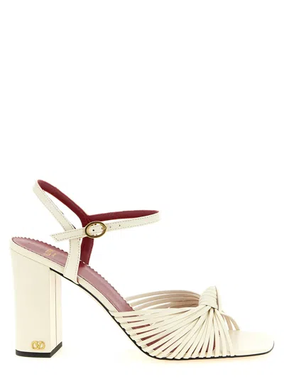 Valentino Garavani Annet Sandal Heel In Cream