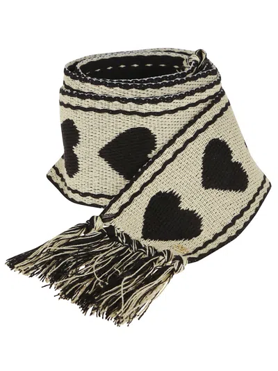 Valentino Garavani Antibes Cotton Scarf In White