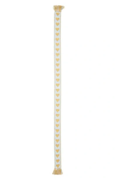 Valentino Garavani Antibes Heart Fringe Scarf
