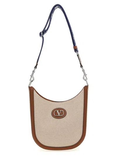 Valentino Garavani 'antibes' Medium Shoulder Bag In Brown