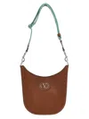 Valentino Garavani Antibes Medium Shoulder Bag In Brown