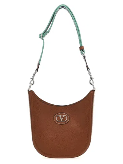 Valentino Garavani Antibes Medium Shoulder Bag In Brown