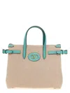 Valentino Women's Two-tone Canvas Antibes Shopping Bag | 6w2b0r19jse Color R2k In Light Blue