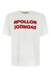 Valentino Cotton T-shirt Wuth Apollon Dyonisos Graphic Print In White