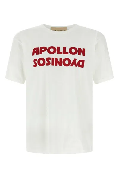Valentino Apollon Dyonisos Graphic Print T-shirt In Gray