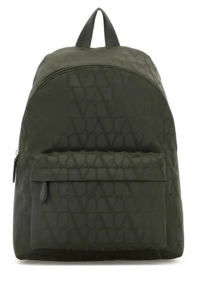 Valentino Garavani Backpacks In Green