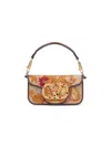 Valentino Garavani Locò Embroidered Small Shoulder Bag With Jewel Logo