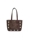 Valentino Studded Tote | Nellcote In Brown