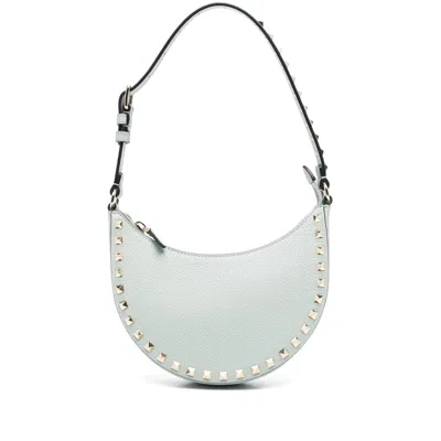 Valentino Garavani Garavani Rockstud Zip-up Hobo Bag In Green