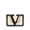 Valentino Large White Chain Tote Bag