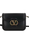 Valentino Borsa A Spalla 9to5 In Pelle Nera  Donna In Black