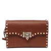 Valentino Small Shoulder Bag Rockstud Vit.st.alce Unlined/plat.studs