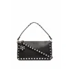 Valentino 'rockstud' Small Crossbody Bag In Black