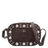 Valentino Suede Nellcote Crossbody Bag