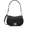 Valentino Black Shoulder Bags In Black