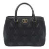 Valentino Quilted Cross-body Bag With Removable Strap In Black