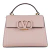 Valentino Cross-body Bag With Detachable Strap And Top Handle In Pink