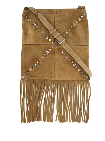 Valentino Garavani Garavani Medium Shoulder Bag In Brown