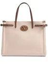 Valentino Medium Magnetic Buckle Shoulder Bag In Pink