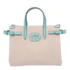 Valentino Antibes Canvas And Karung Shopping Tote Bag In Beige